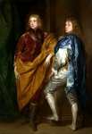 Style of Anthony van Dyck - Portraits of Two Young Englishmen